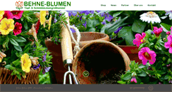 Desktop Screenshot of behne-blumen.de